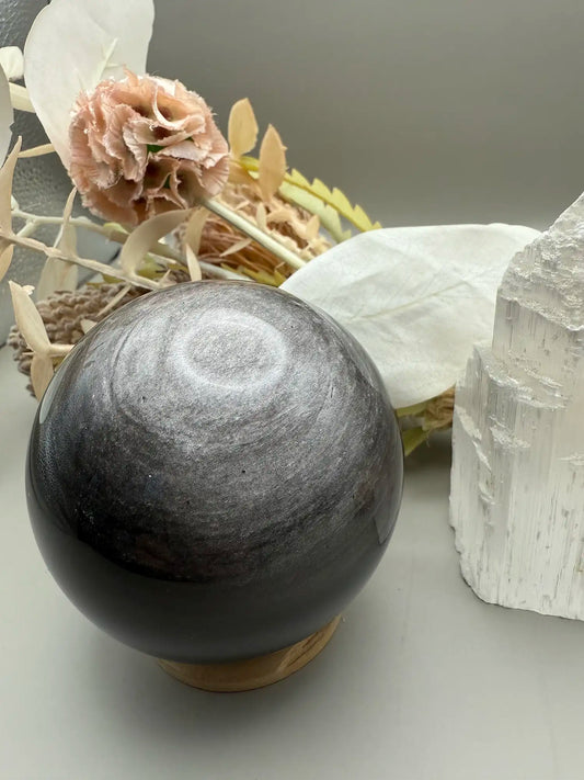 Blue Moonstone Sphere