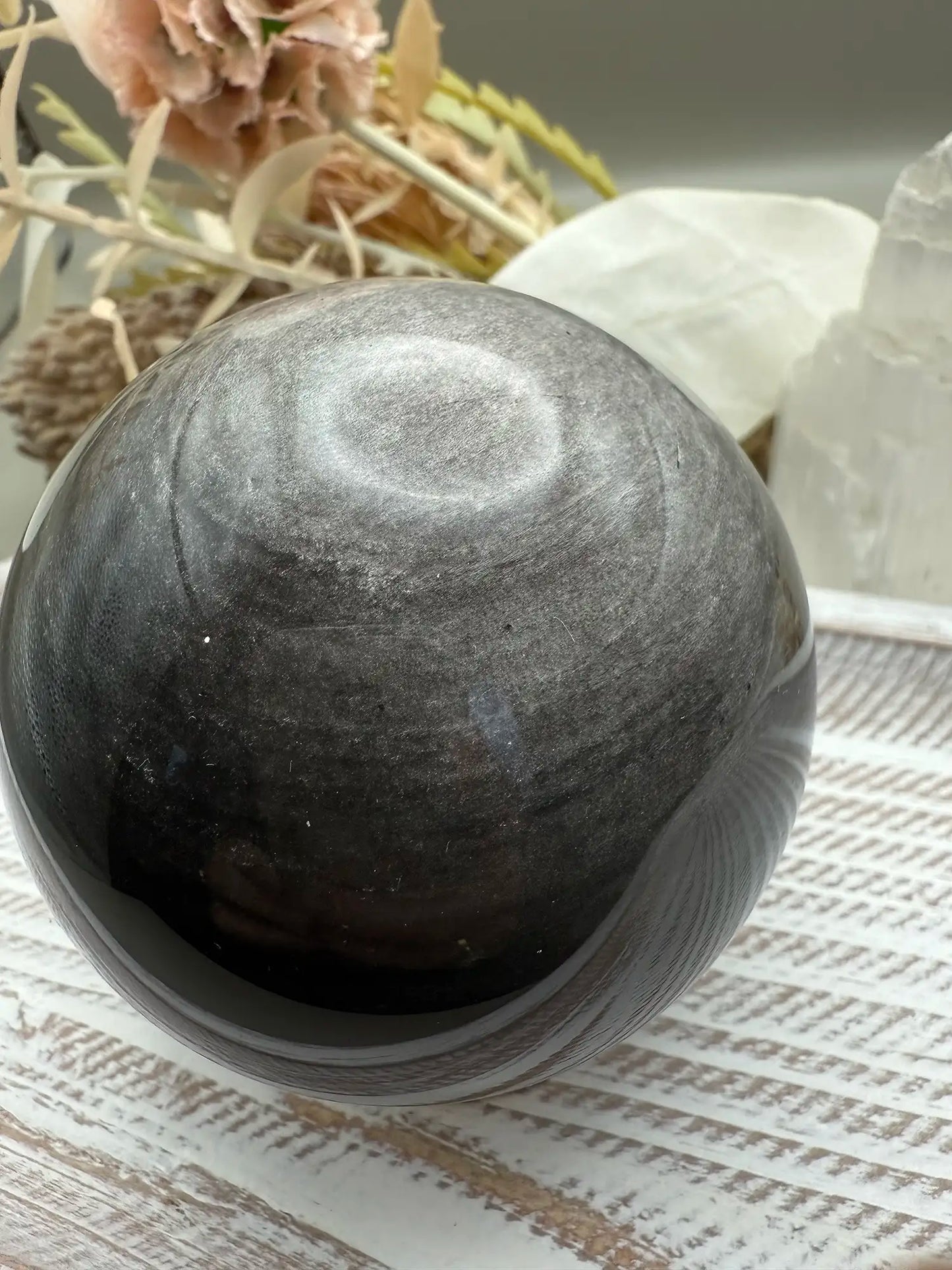 Blue Moonstone Sphere