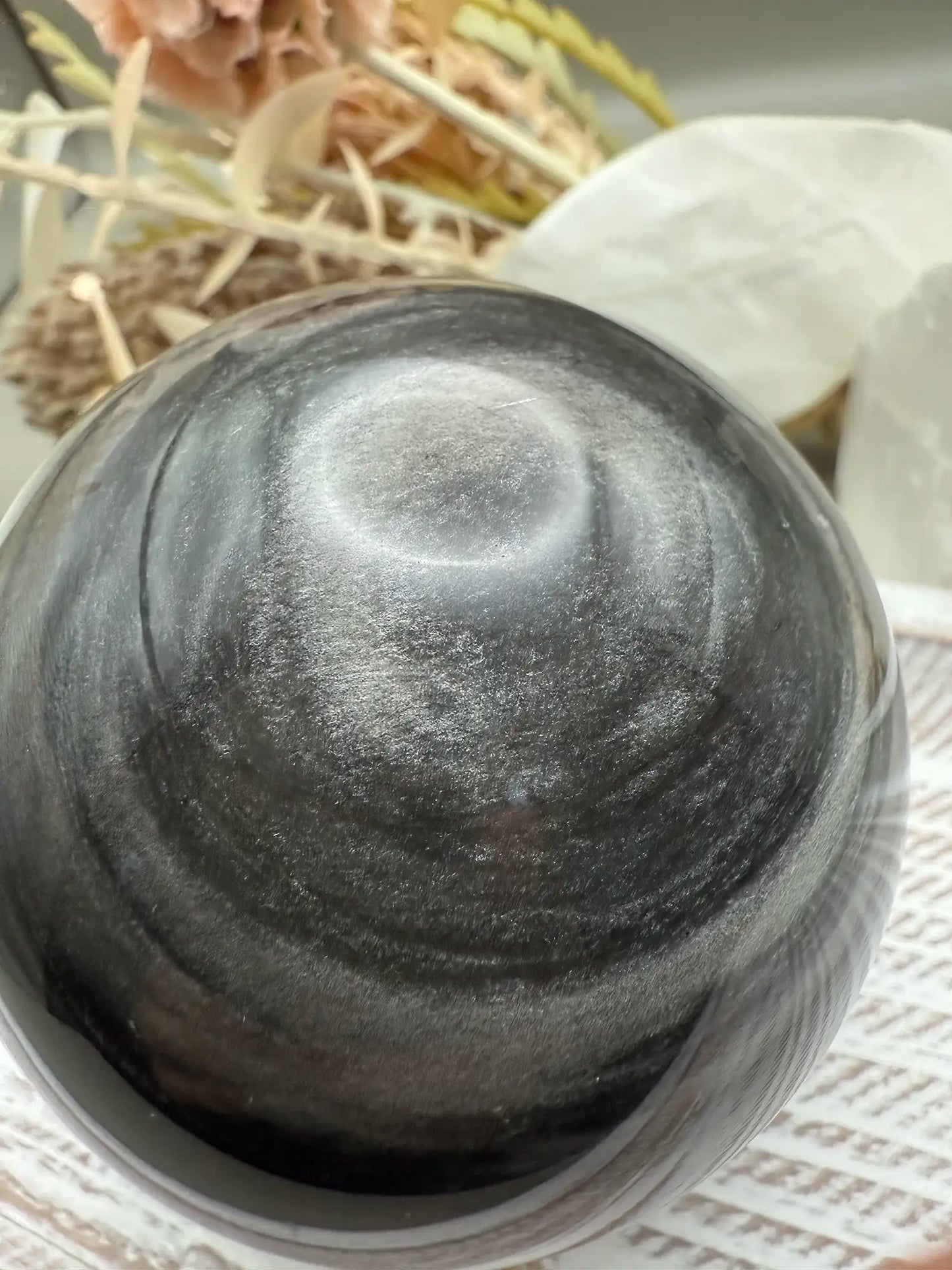 Blue Moonstone Sphere