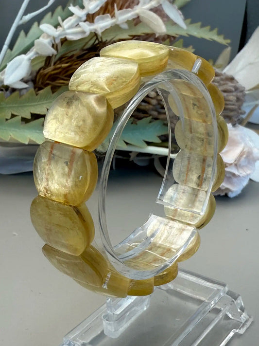 Gold Lepidolite Bracelet