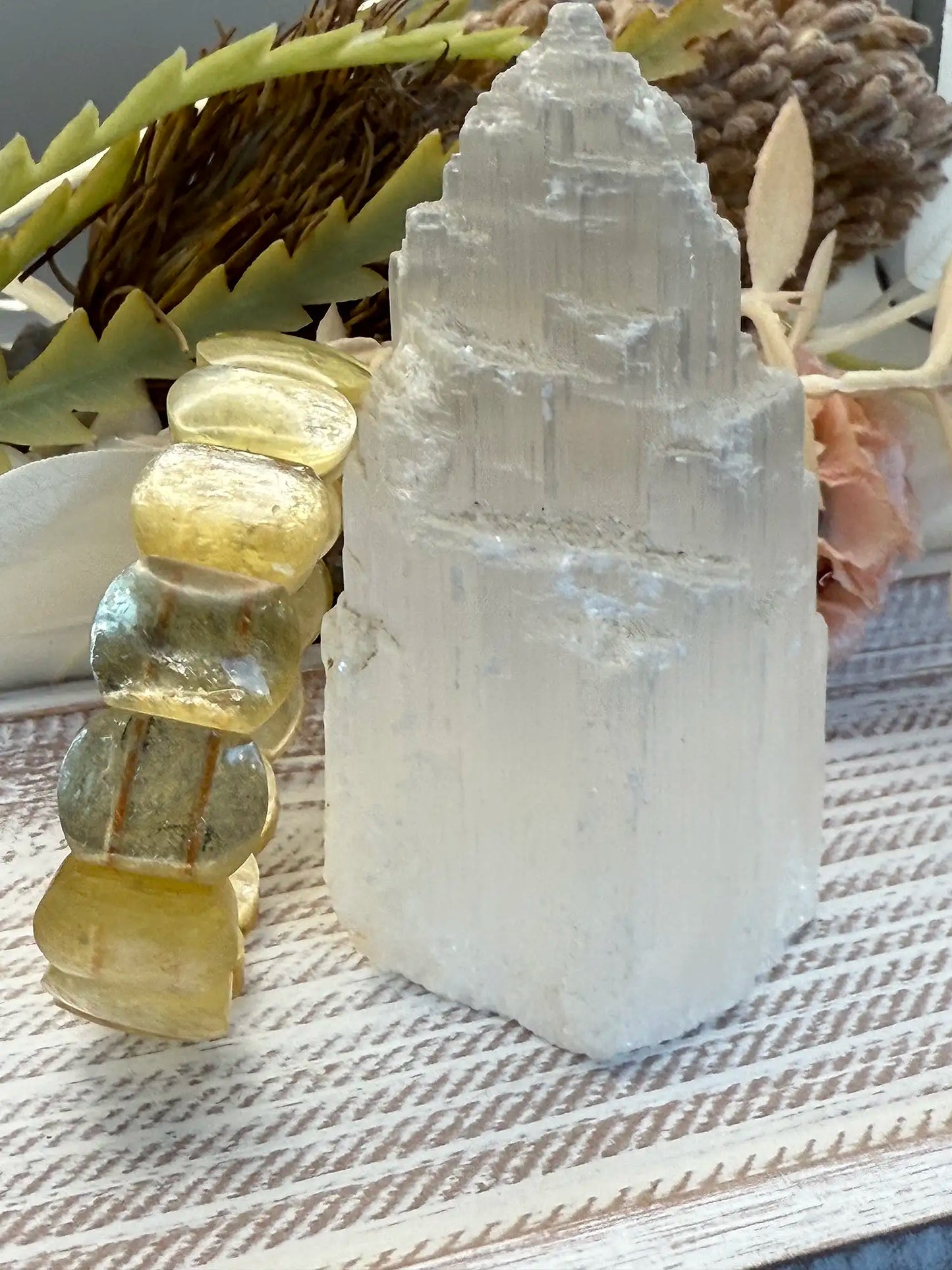 Gold Lepidolite Bracelet