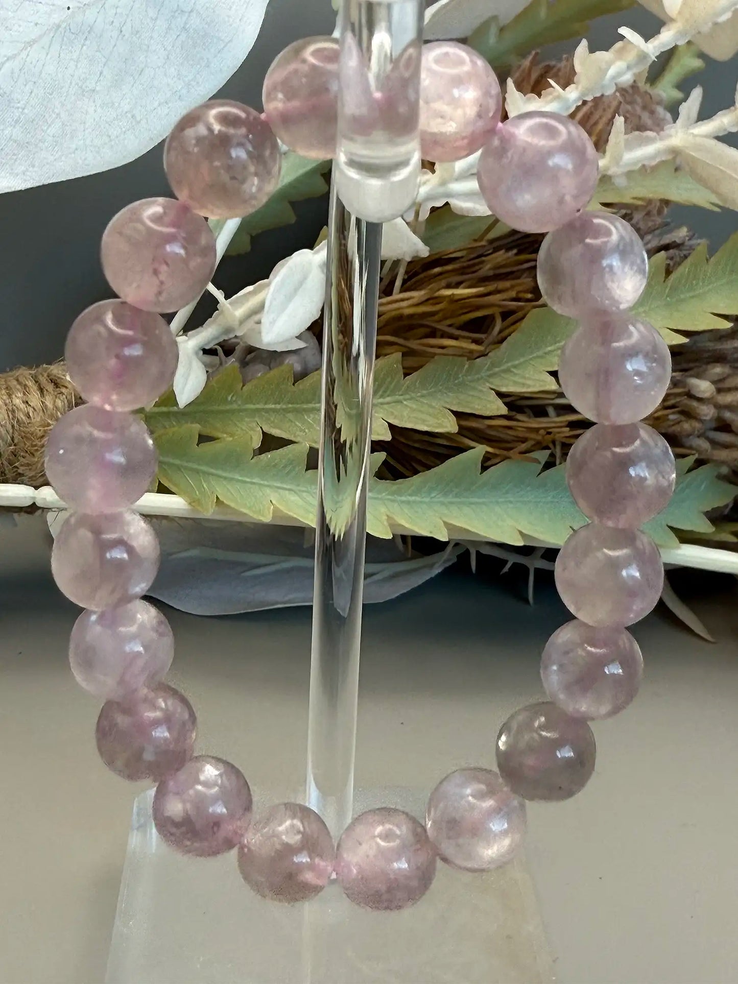 Pink Lepidolite Bracelet