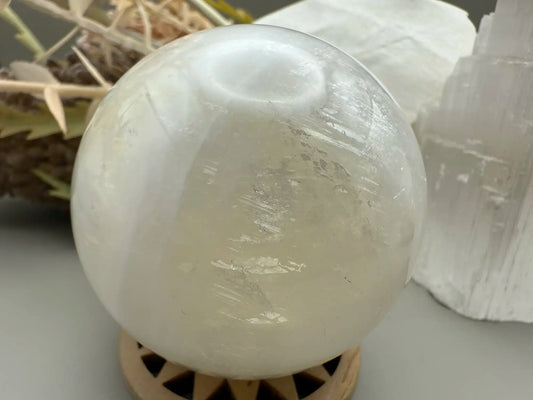 Blue Moonstone Sphere