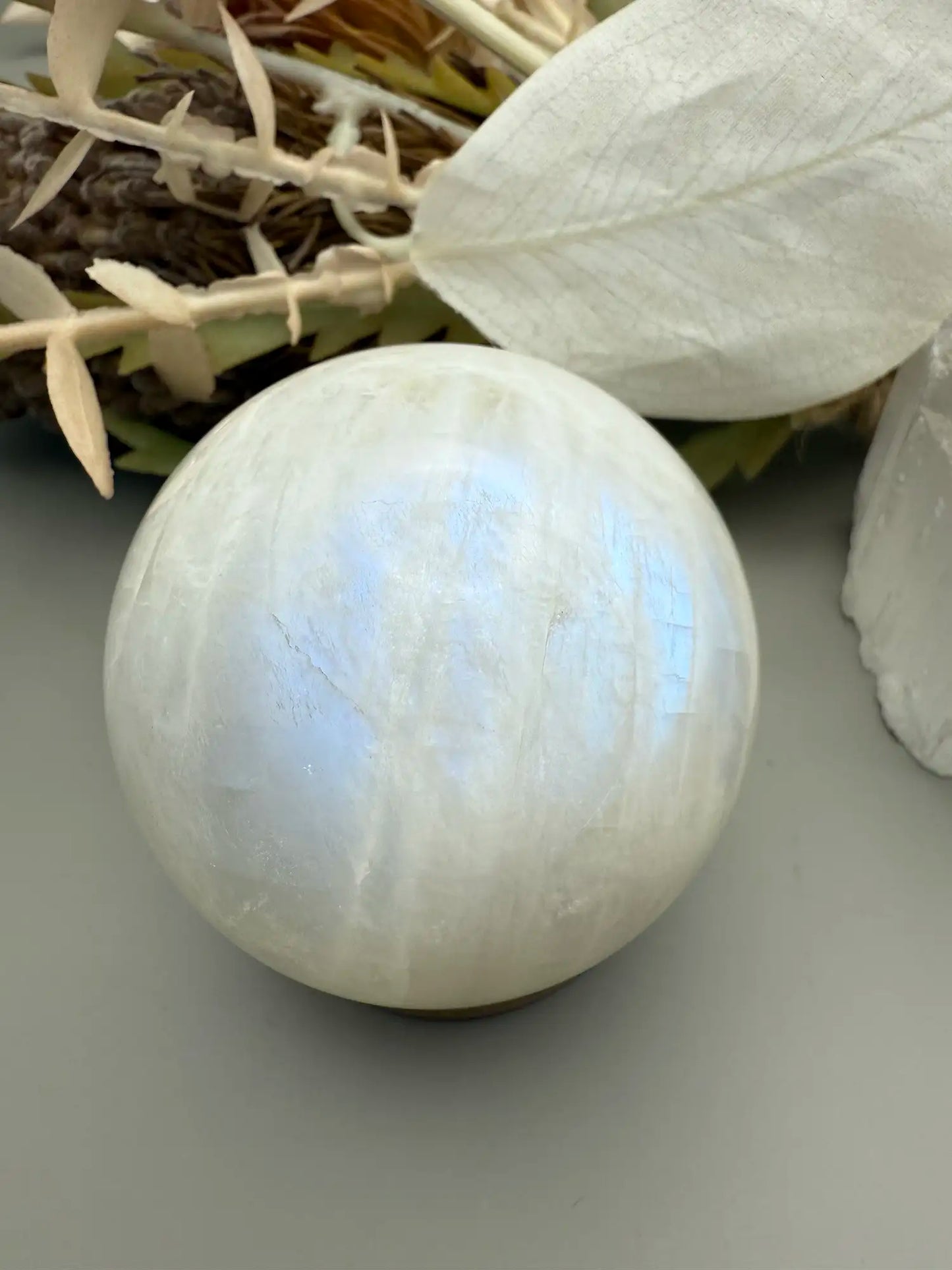 Blue Moonstone Sphere